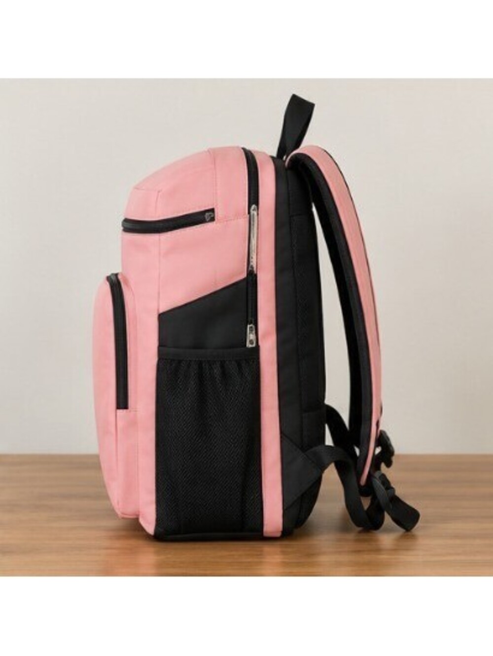 Pink Tennis Racket Backpack with Shoe Compartment, 2 Rackets - Picture 3 of 5